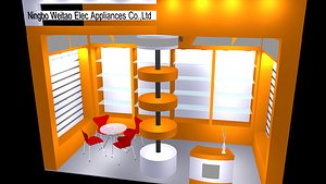 One side open stand model
