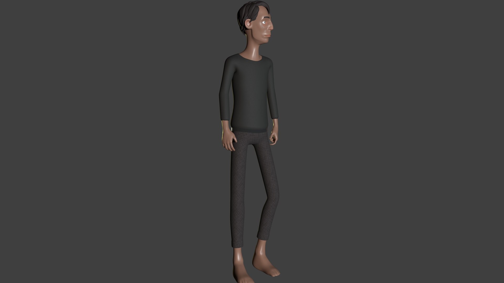 Rigged Character Model - TurboSquid 1607053