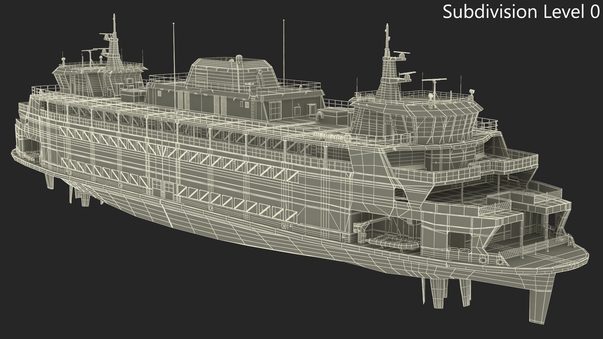 New York Staten Island Ferry Model - TurboSquid 2389967