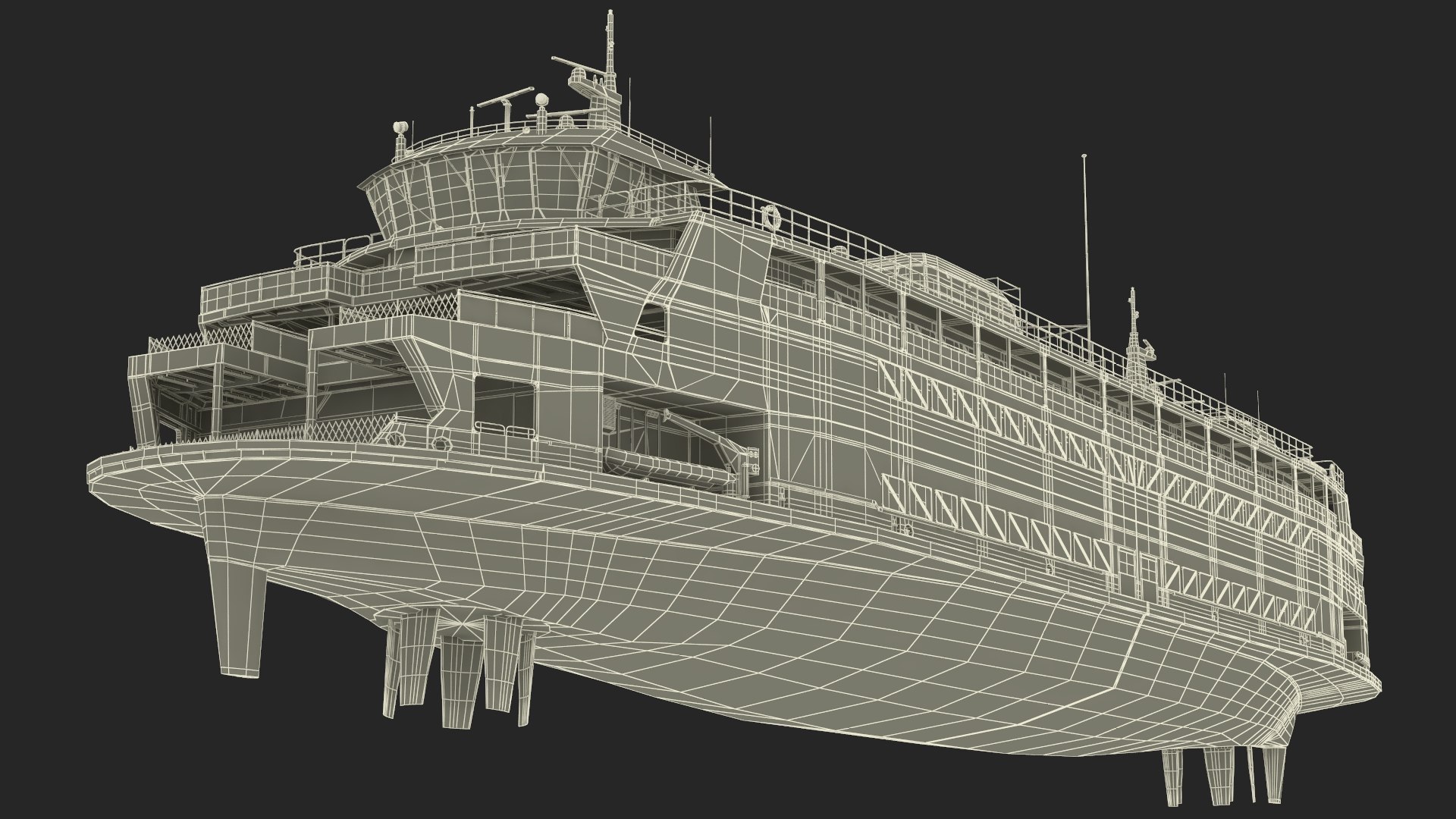 New York Staten Island Ferry Model - TurboSquid 2389967