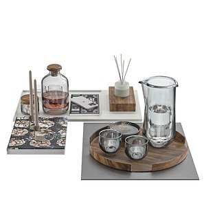 Decorativ Set 001 3D