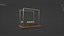 Newton Cradle Pendelball Animated Rigged