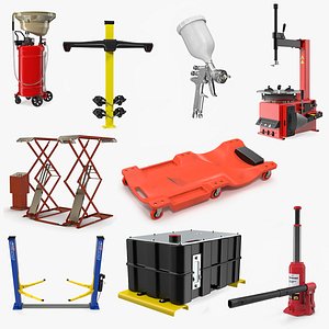garage equipment 5 3D