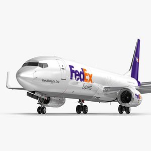 Boeing 737-800BCF FedEx 3D model