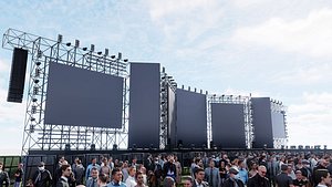 Concert Festival Stage Event 3D model