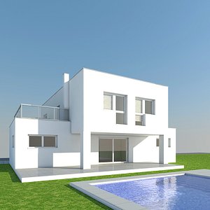 family house 3d model