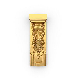 3D Classic decor ornament carved 15
