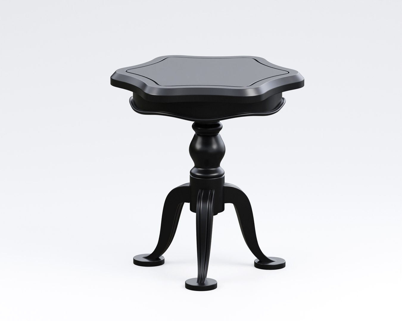 3D Rounded T-table 3d Model - TurboSquid 2209738