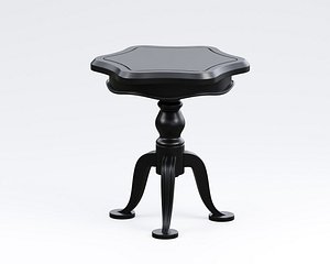 Rounded t-table 3d model