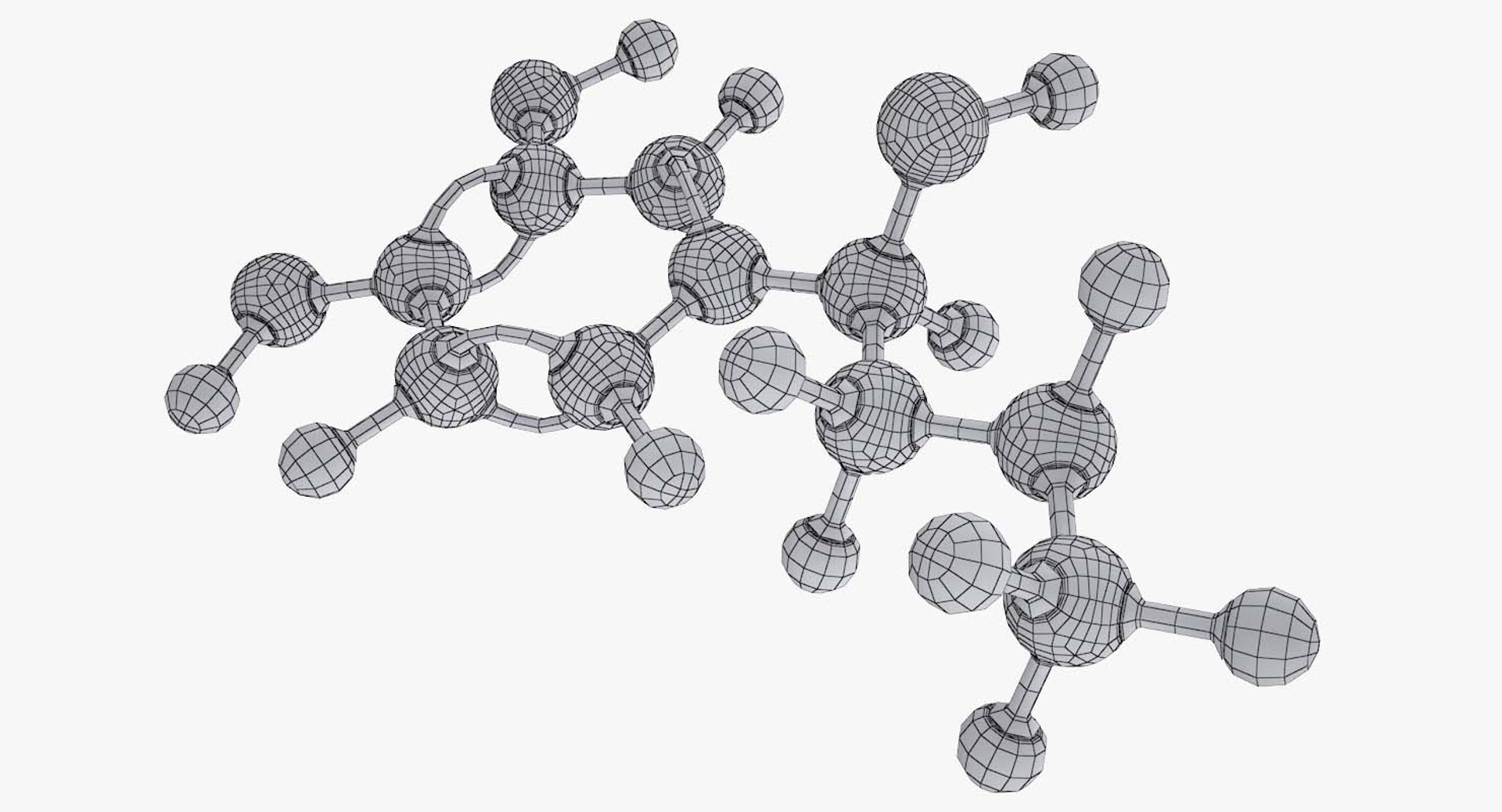 Epinephrine Molecule 3d Model