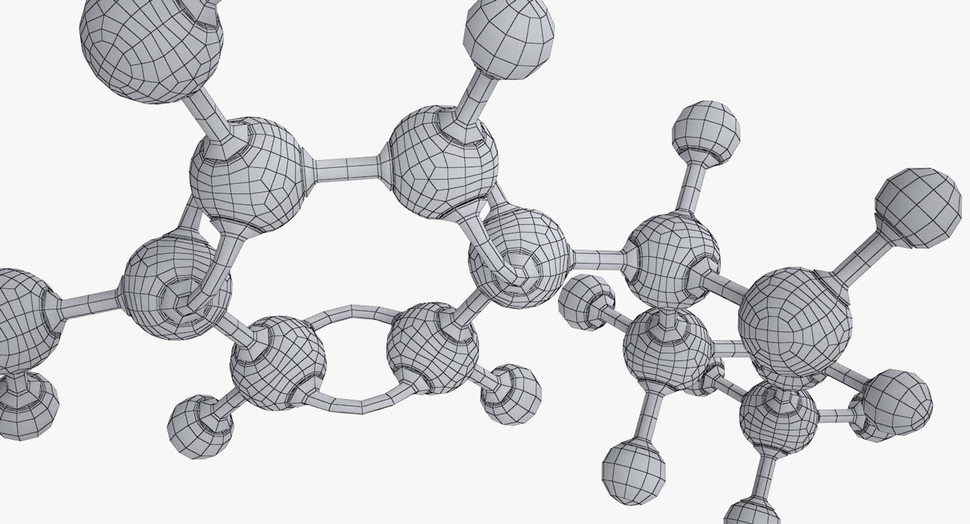 Epinephrine Molecule 3d Model