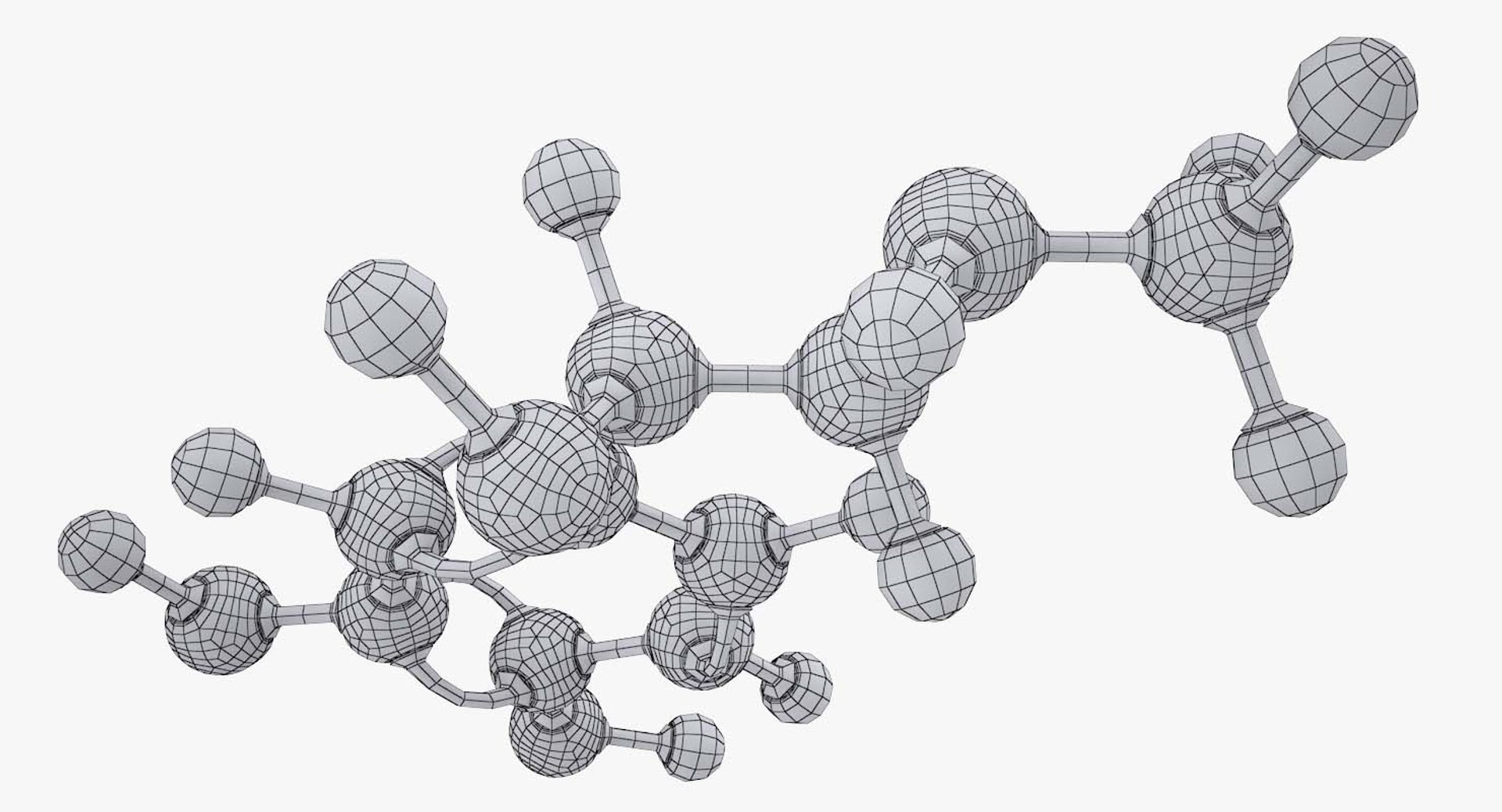 Epinephrine Molecule 3d Model