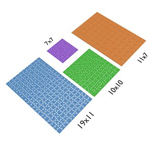 Jigsaw puzzle pack model