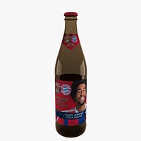 Paulaner Weissbier Beer Bottle Bayern Munchen Limited Edition Player 4