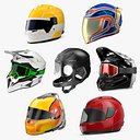 Colección de cascos de motocross extremo 4