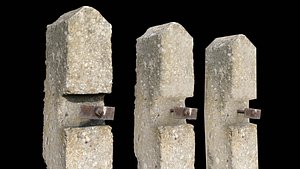 3D Concrete pole