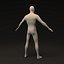 Human Male - Slender Man Lo Poly Base Mesh