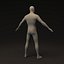Human Male - Slender Man Lo Poly Base Mesh