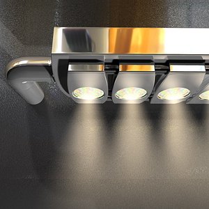 futuristic lamp 3d model