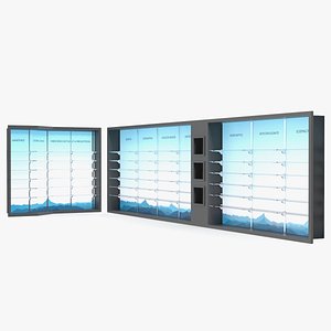 Pharmacy Display Stand 3D model