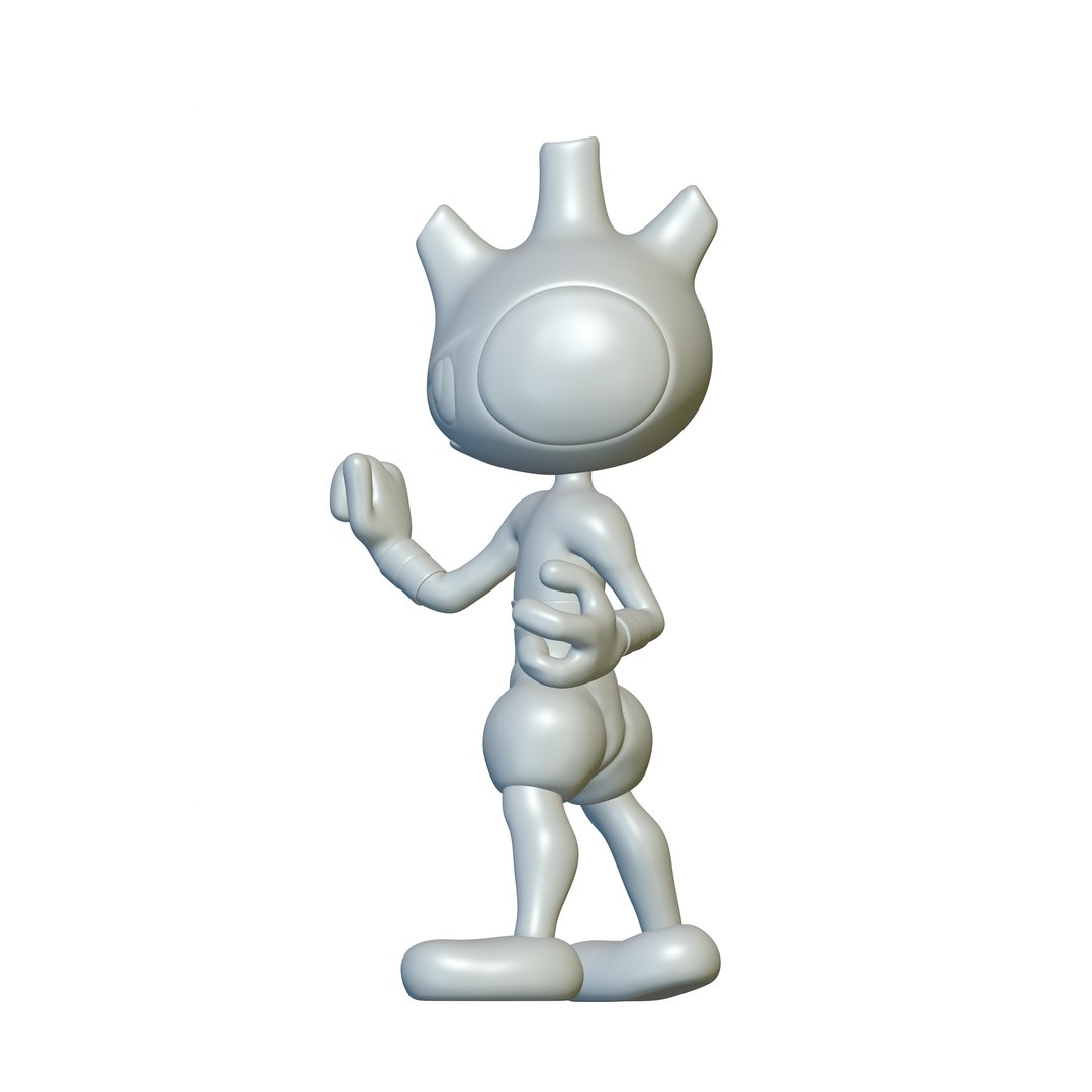 Pokemon Tyrogue 236 - Optimized For 3D Printing 3D - TurboSquid 2204363