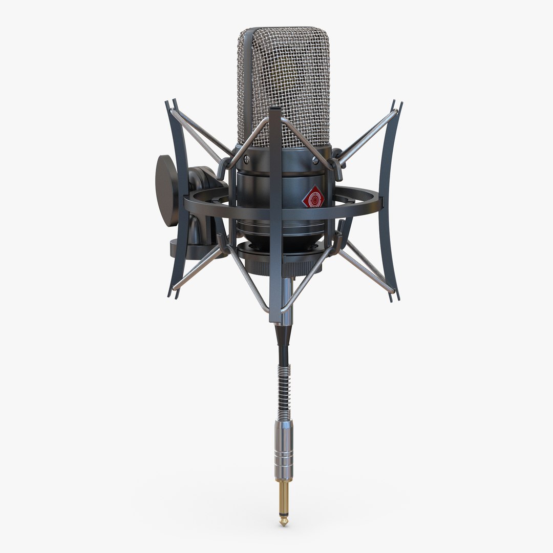 Condenser Microphone Generic 2 3D Model 3D model preview