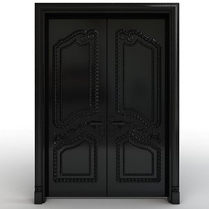 3ds max door carved