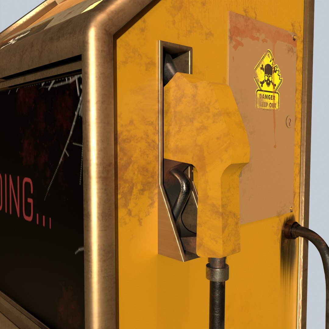 3D Model Gas Station - TurboSquid 2221784