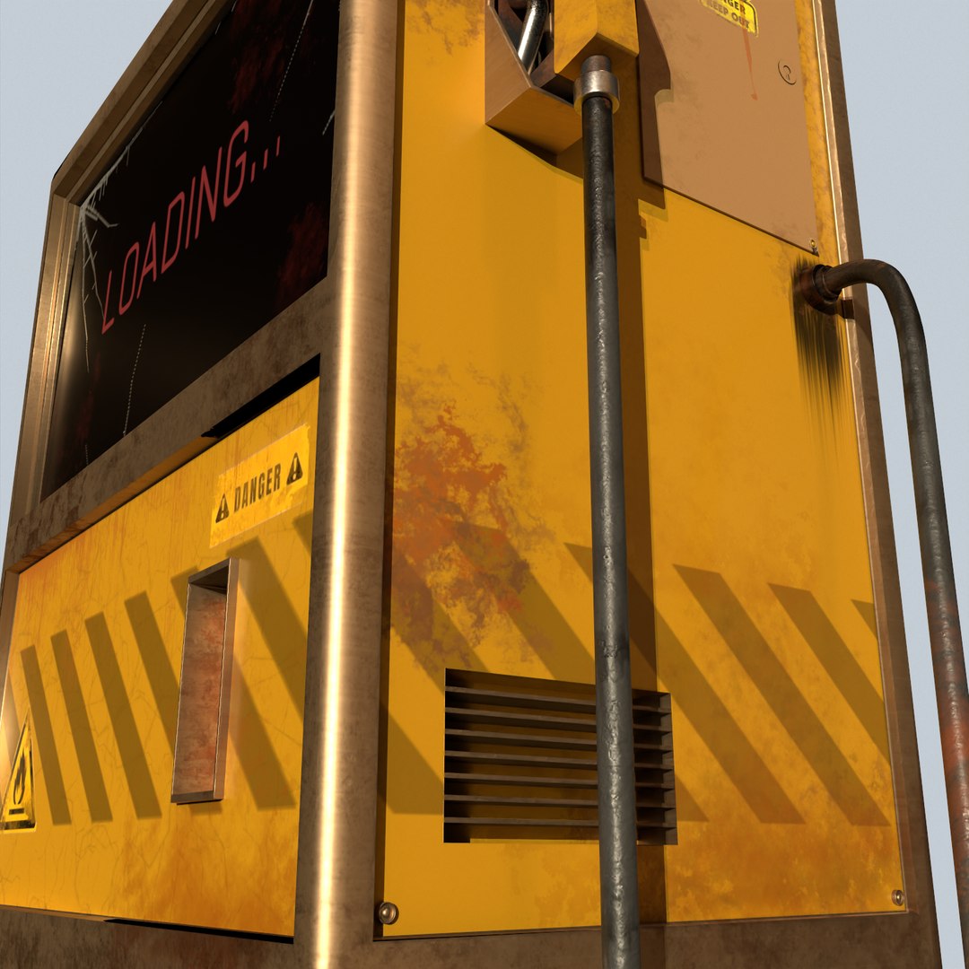 3D Model Gas Station - TurboSquid 2221784