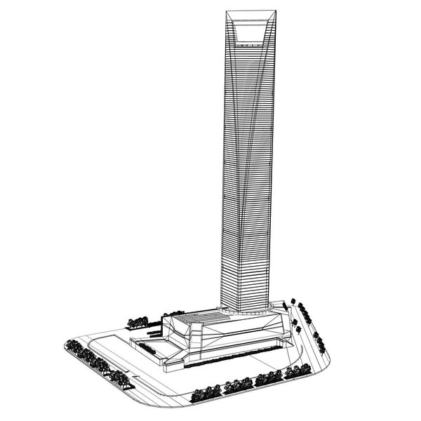 3dsmax shanghai world financial center