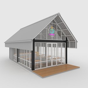 3D Cafe Modern 6