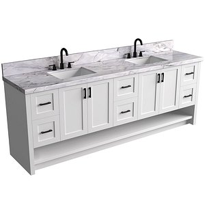 3D model Washbasin Cabinet Bathroom Furniture Modern