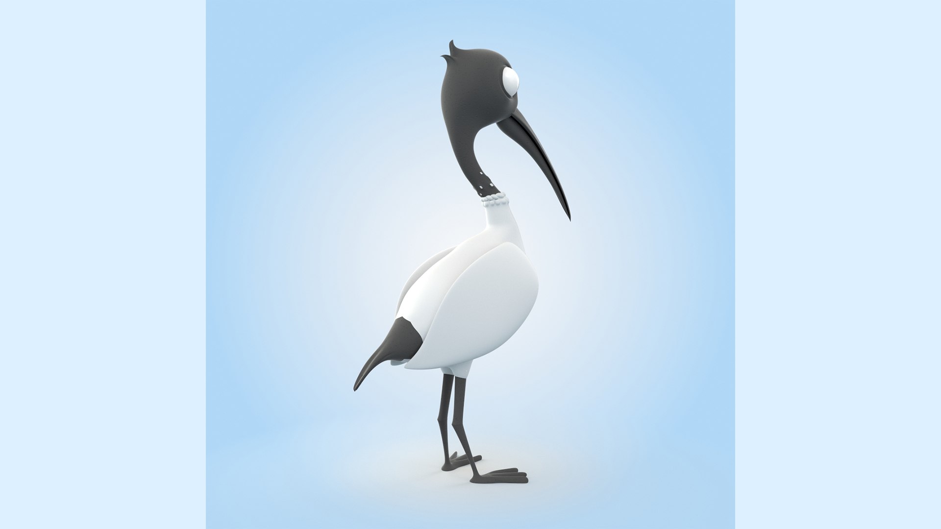 Ibis Bird 3D Model - TurboSquid 2011252