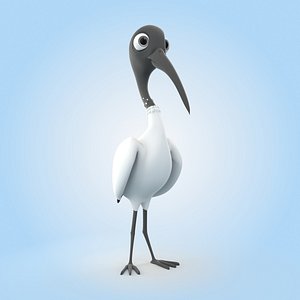 Ibis Bird 3D model