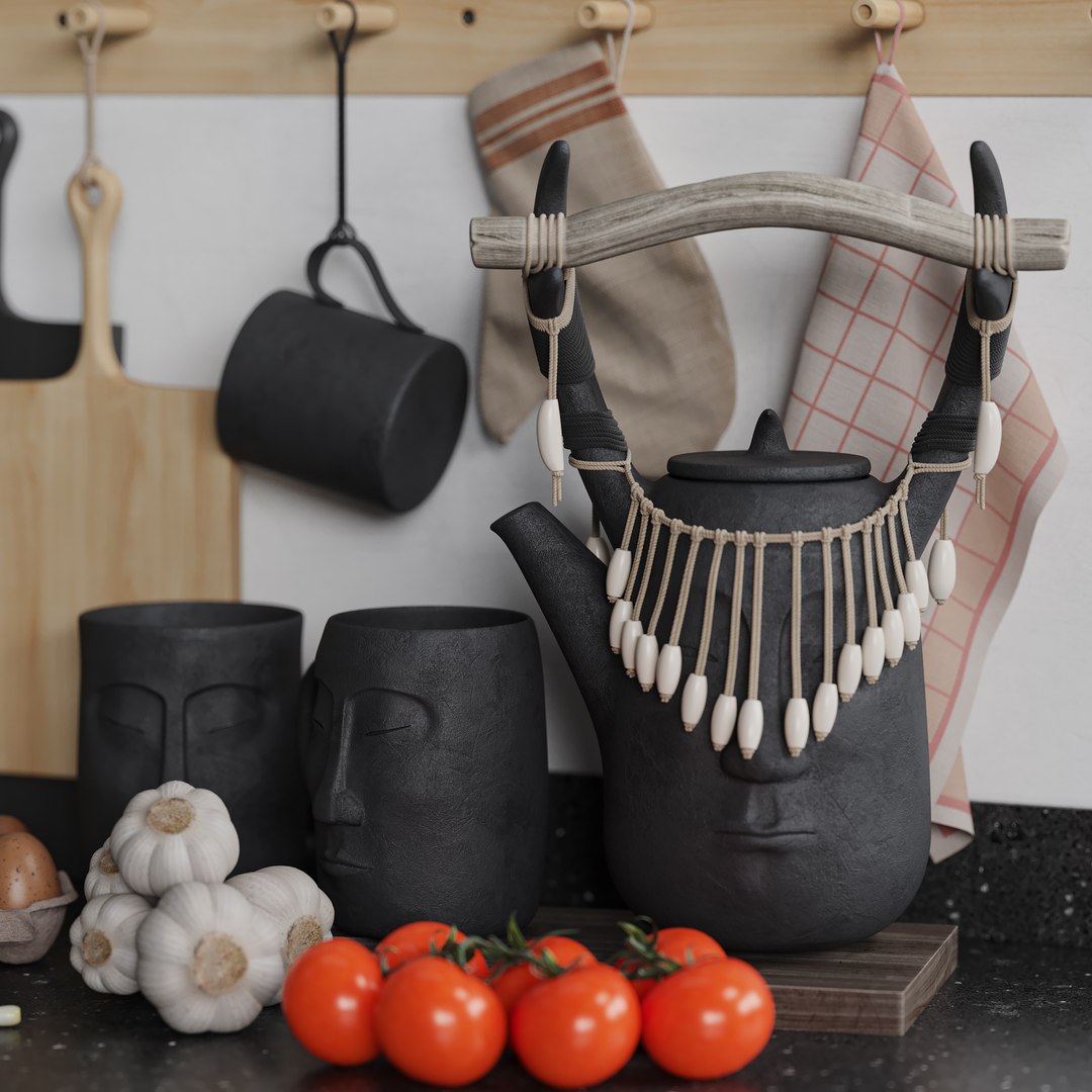 Kitchen Set Model - TurboSquid 1673865
