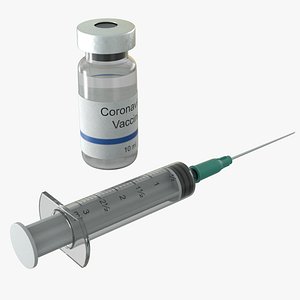 Coronavirus Vaccine Kit with Syringe