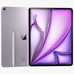 Apple iPad Air 2024 13-inch Purple model