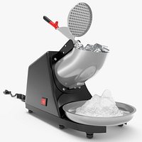 Countertop Ice Shaver with Ice Black