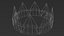 Simple crown OBJ and Blend 3D model