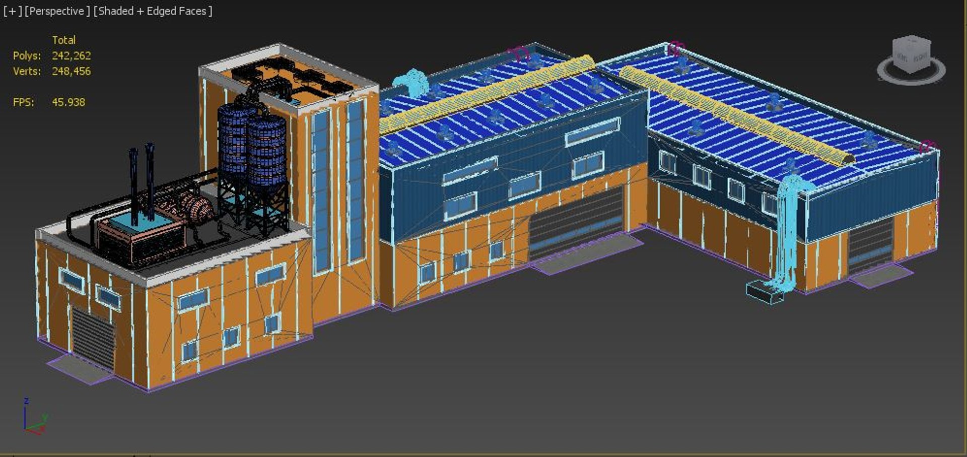 Industrial building model - TurboSquid 1544767