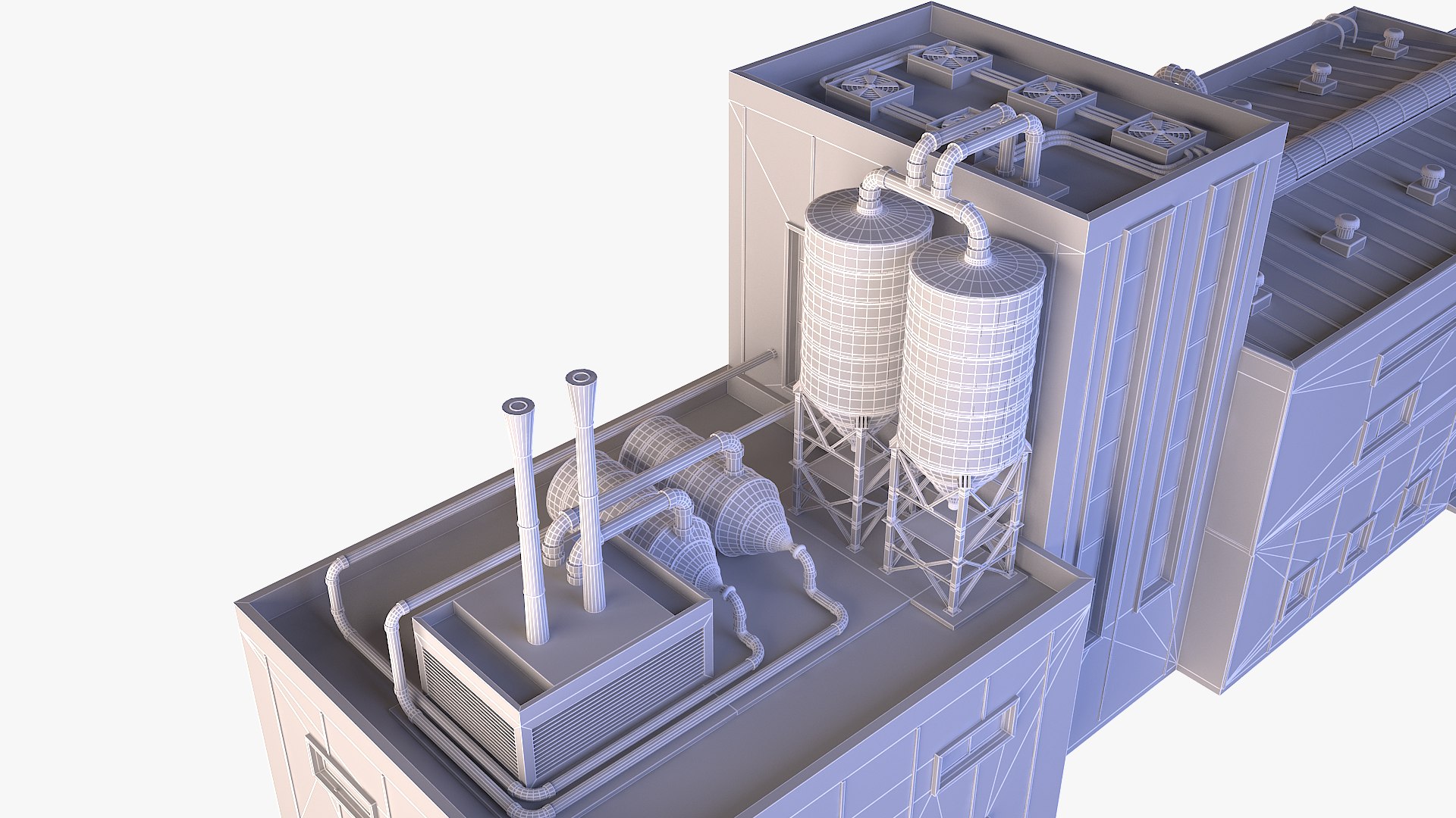 Industrial building model - TurboSquid 1544767
