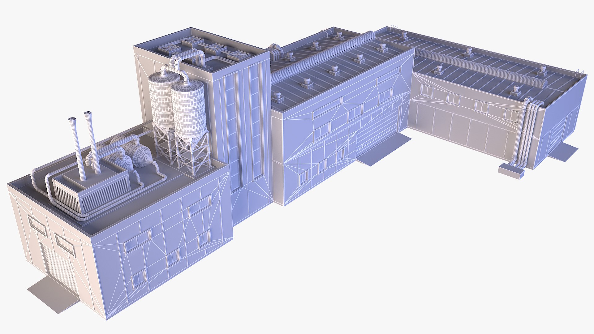 Industrial building model - TurboSquid 1544767