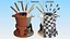 Iron Fondue Set Beige