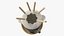 Iron Fondue Set Beige