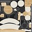 Iron Fondue Set Beige