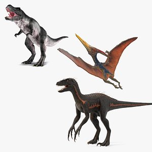 Rigged Carnivorous Dinosaurs Collection
