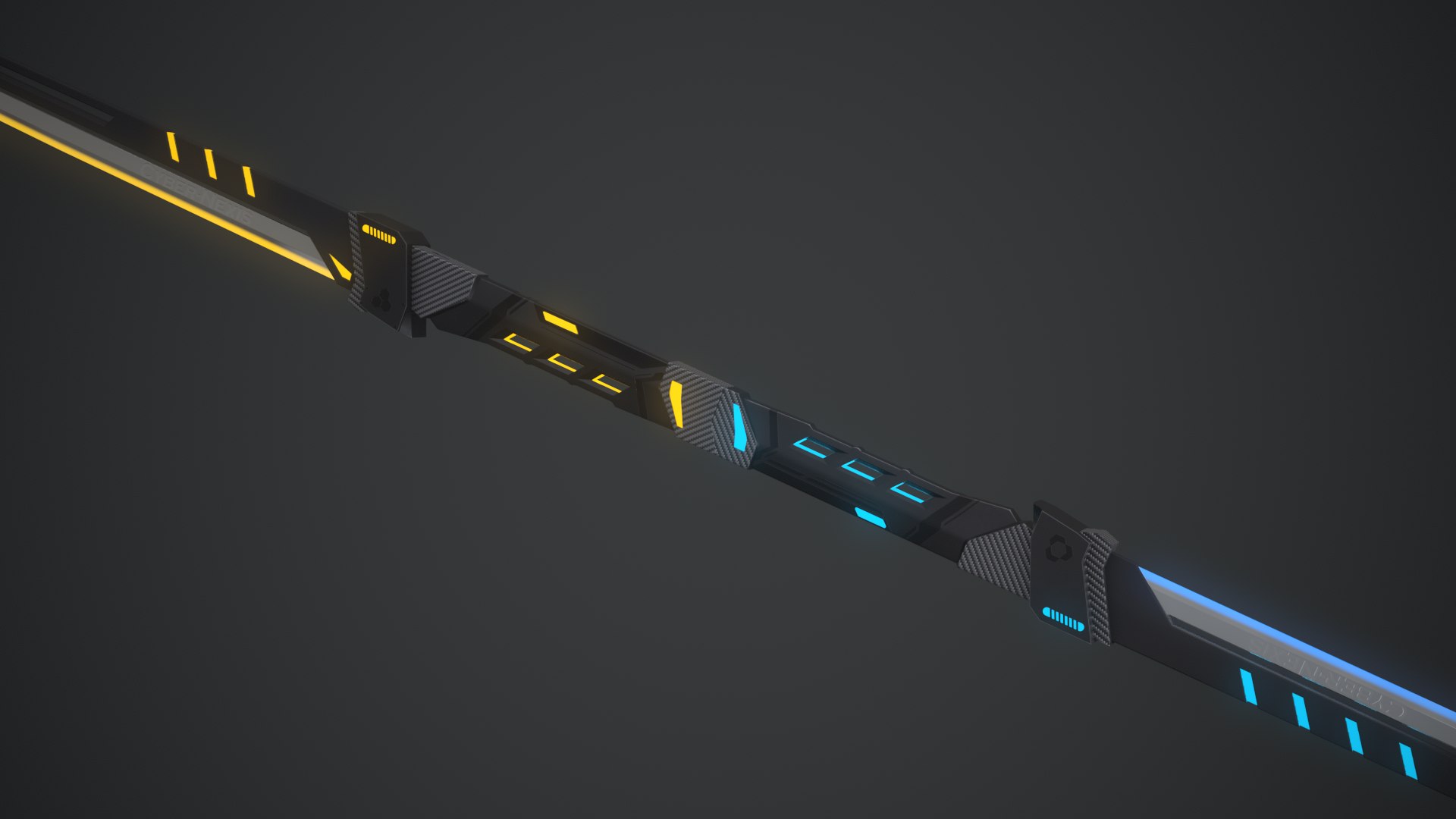 Cyberpunk Sword PBR Game Ready 3D Model - TurboSquid 2643121