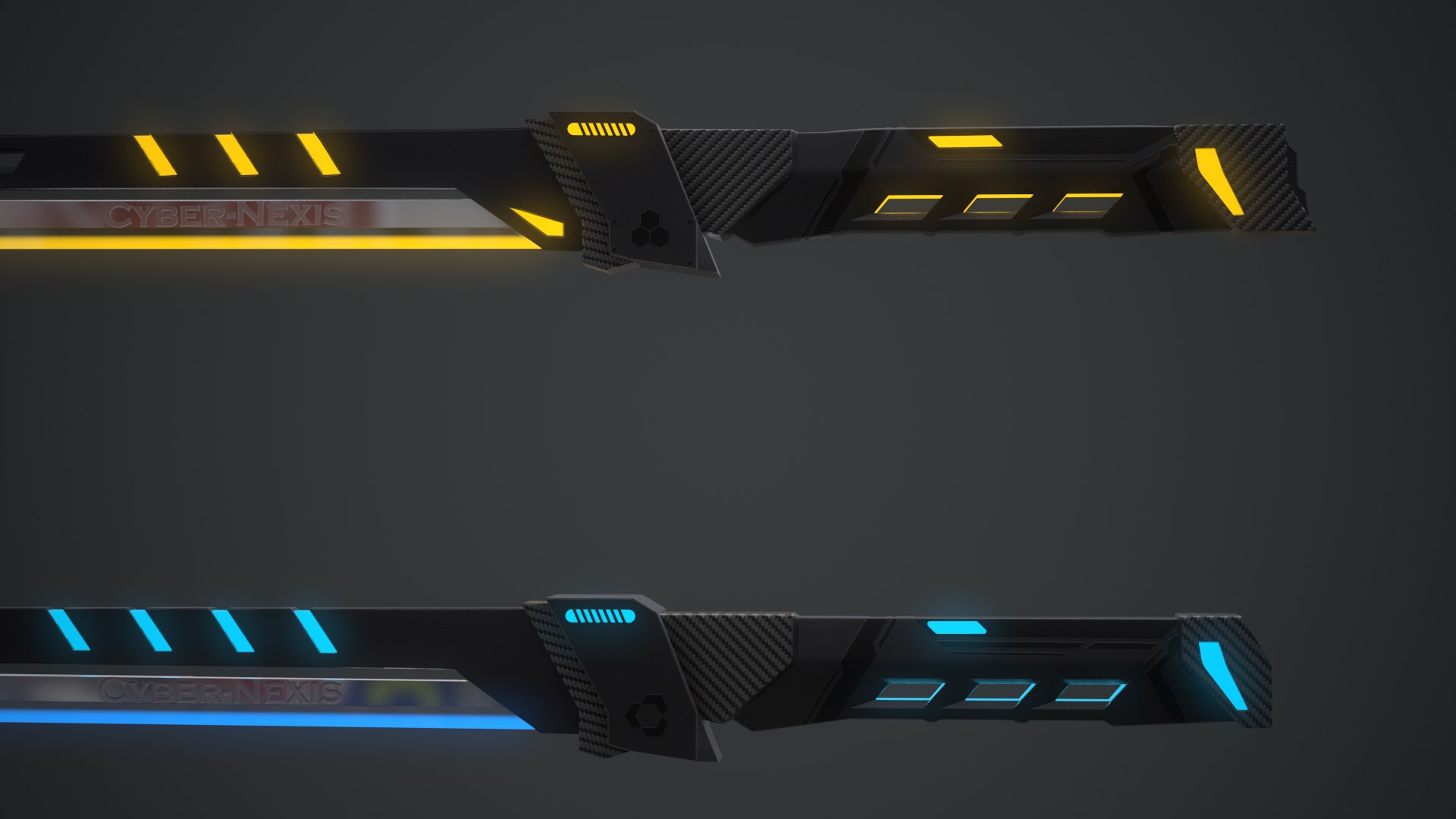 Cyberpunk Sword PBR Game Ready 3D Model - TurboSquid 2643121