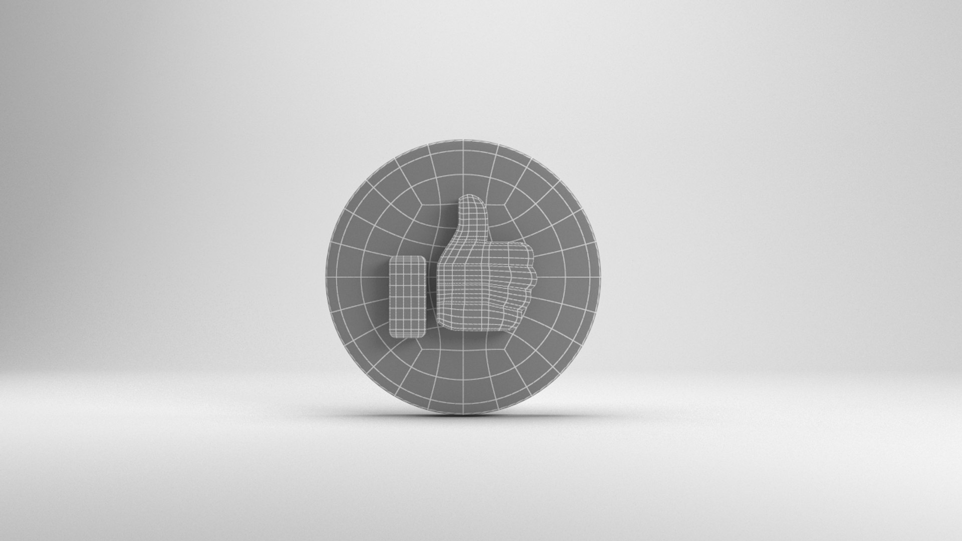 3D Facebook Icon Model - TurboSquid 1291341