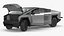 Tesla Cybertruck with Tesla Bot Collection model